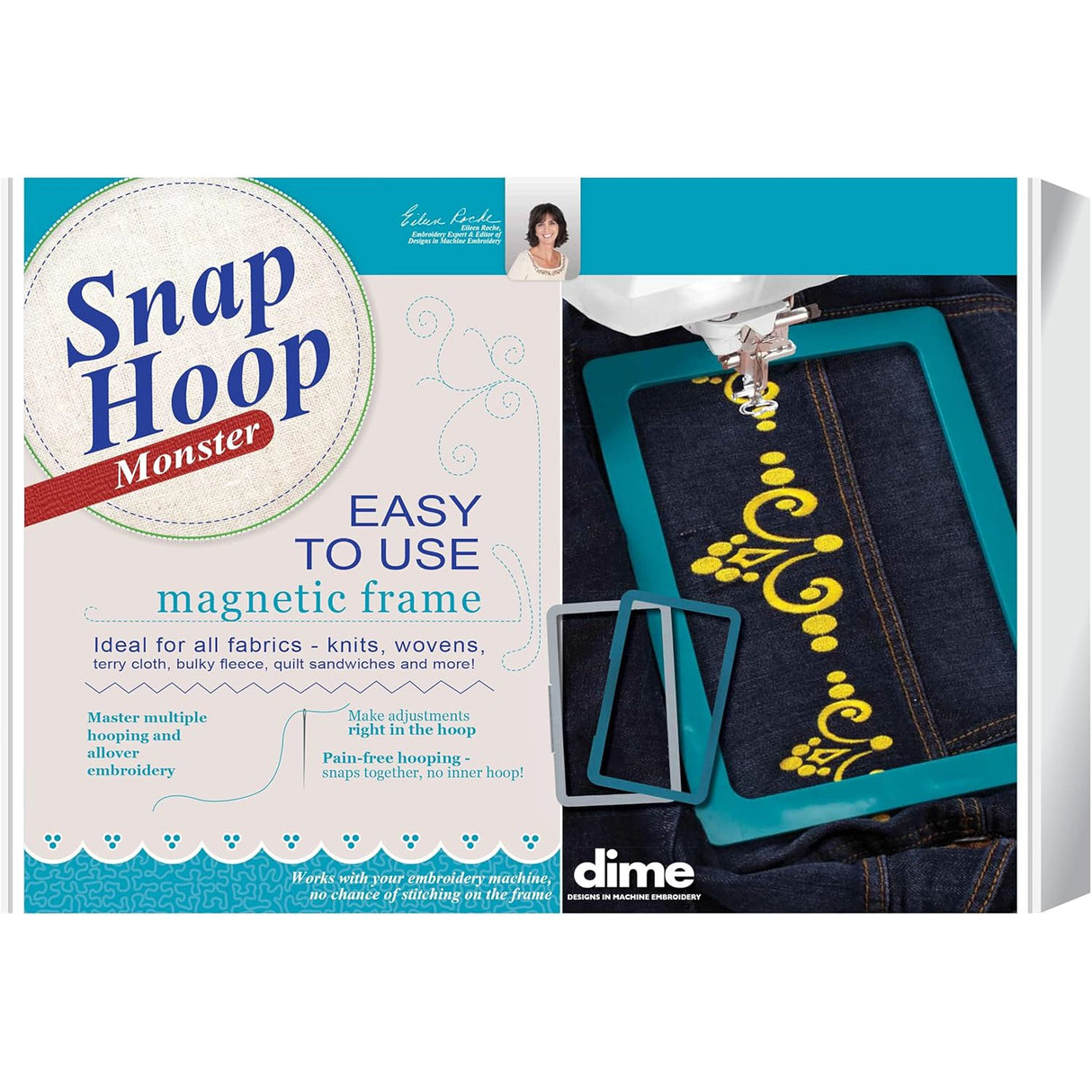 dime Snap Hoop Monster for Baby Lock Embroidery Machines-Embroidery Hoop