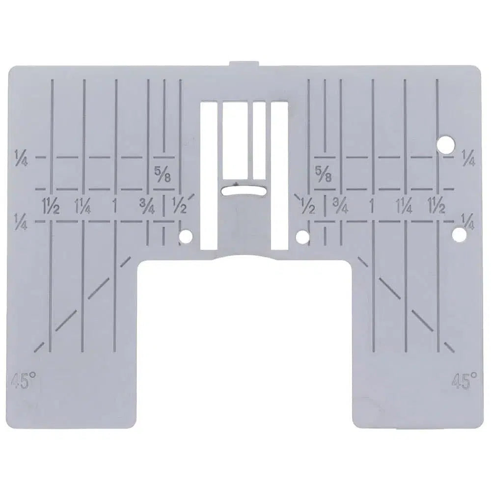 Husqvarna Viking Zigzag Needle Plate w/ Inch Markings #412964207