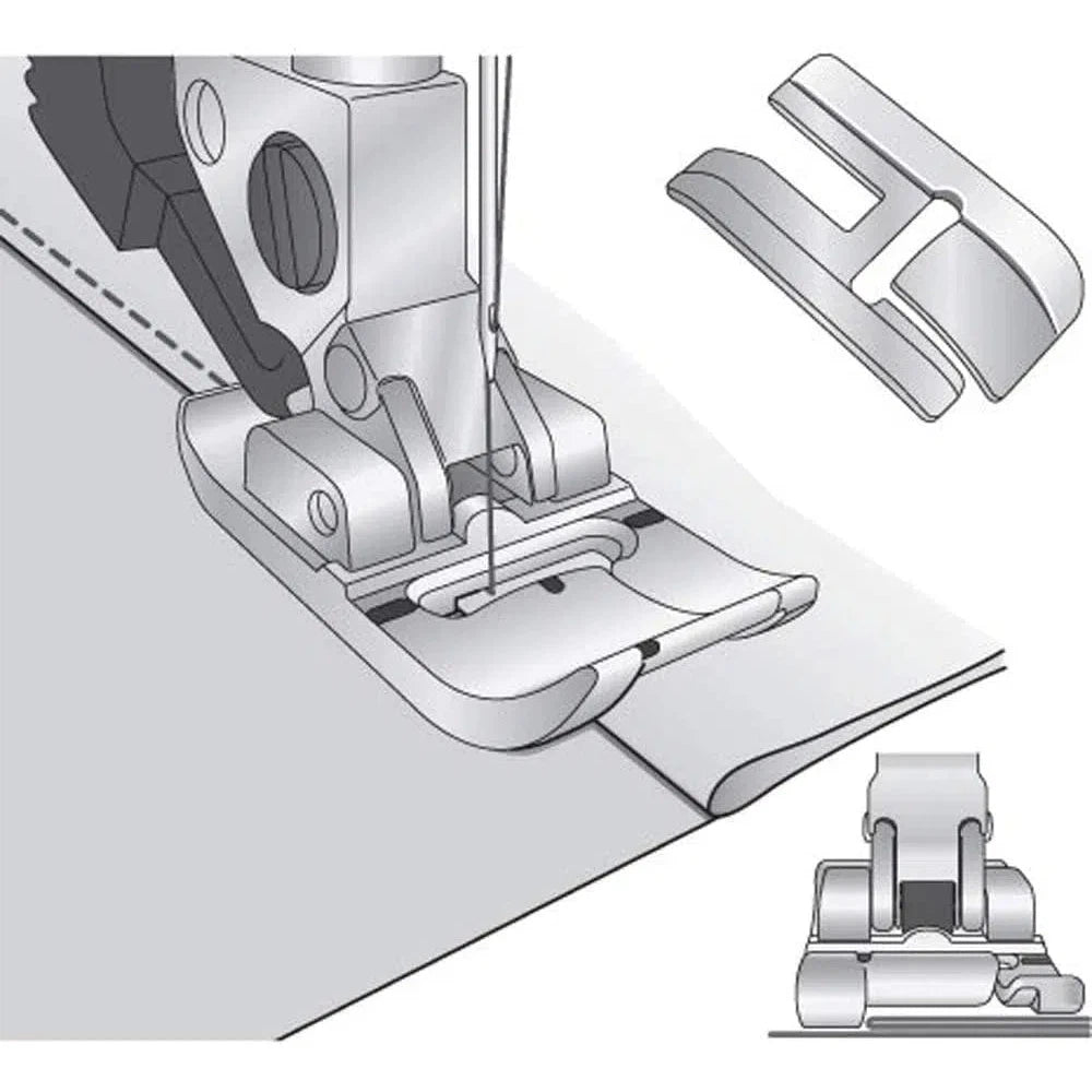 PFAFF Bi-Level Topstitch Foot for IDT™ System #820676-096-Presser Feet/Adapters