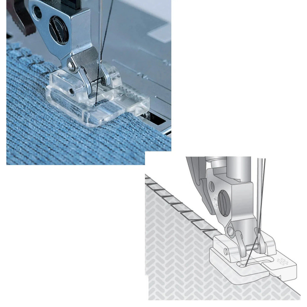 PFAFF Knit-Edge Foot part # 820790096 FITS ALL