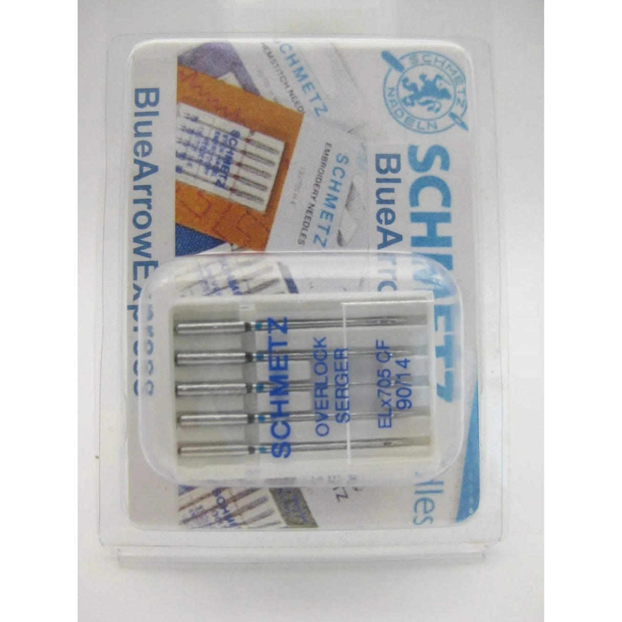 SCHMETZ ELx705 90/14 Serger Needles for Elna, Babylock, Bernina
