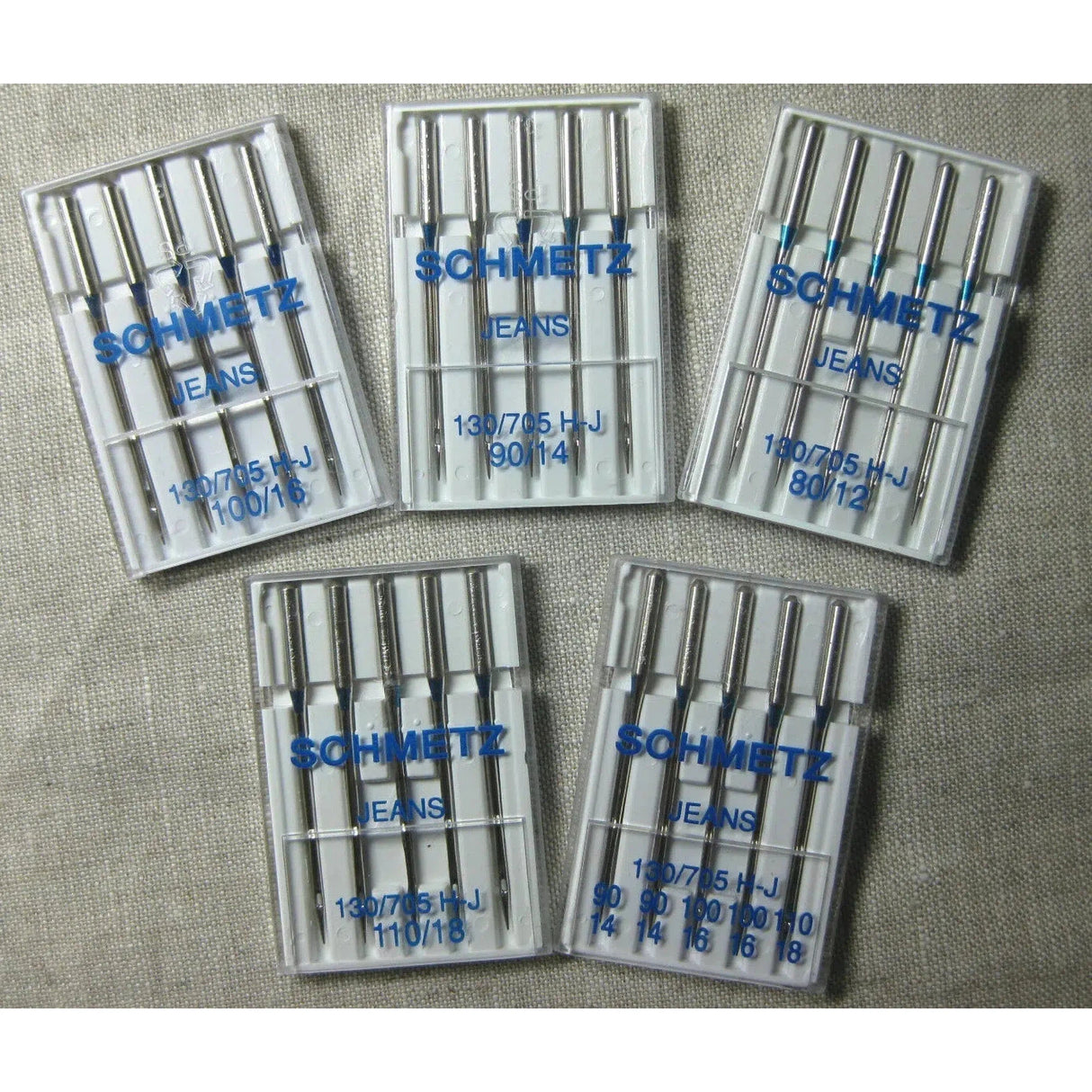 Assorted Sizes Schmetz Denim Needles Pack