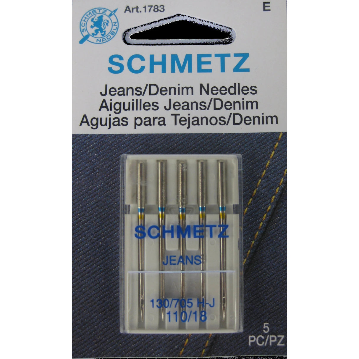 Schmetz Needles for Heavy Fabrics - 5 Pack