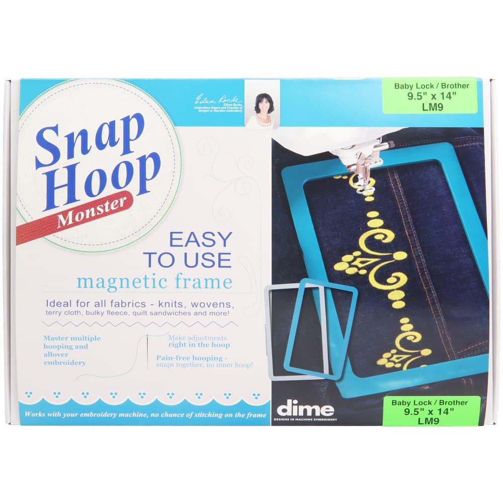 dime Snap Hoop Monster for Baby Lock Embroidery Machines