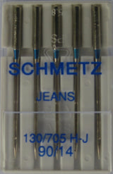 Schmetz Denim / Jeans Needles Assorted Sizes - 5 Pack