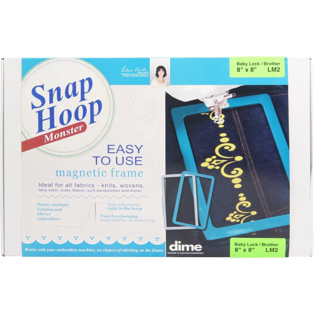 dime Snap Hoop Monster SH00A2M for Brother and Baby Lock Embroidery Machines