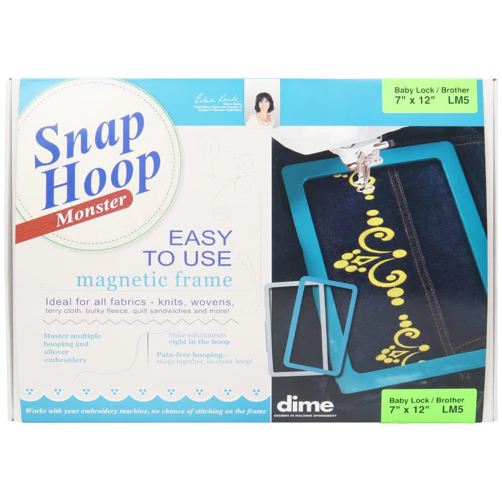 dime Snap Hoop Monster for Brother and Baby Lock Embroidery Machines SH00A5M