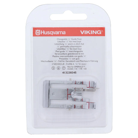 Husqvarna Viking Changeable 1/4” Guide Foot #413238345