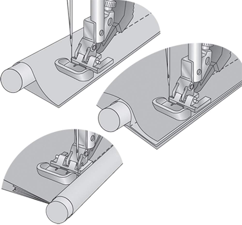 Snap-On Piping Foot for Pfaff Sewing Machines