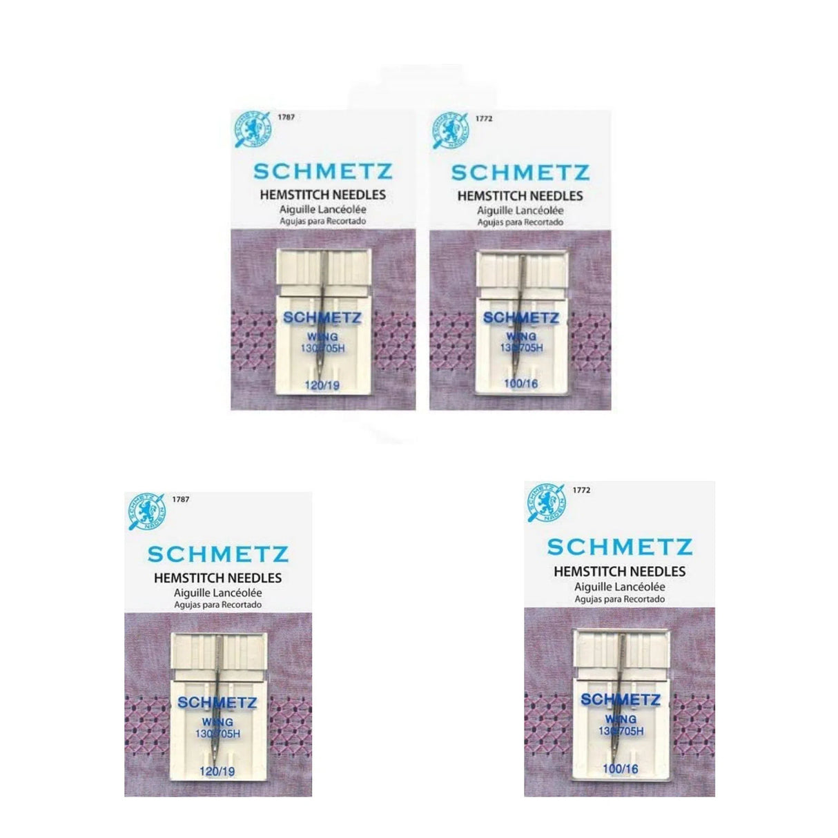 Schmetz Hemstitch Needles for Woven Fabrics - 120/19, 100/16