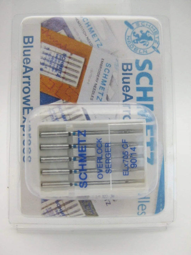 SCHMETZ ELx705 90/14 Serger Needles for Elna, Babylock, Bernina